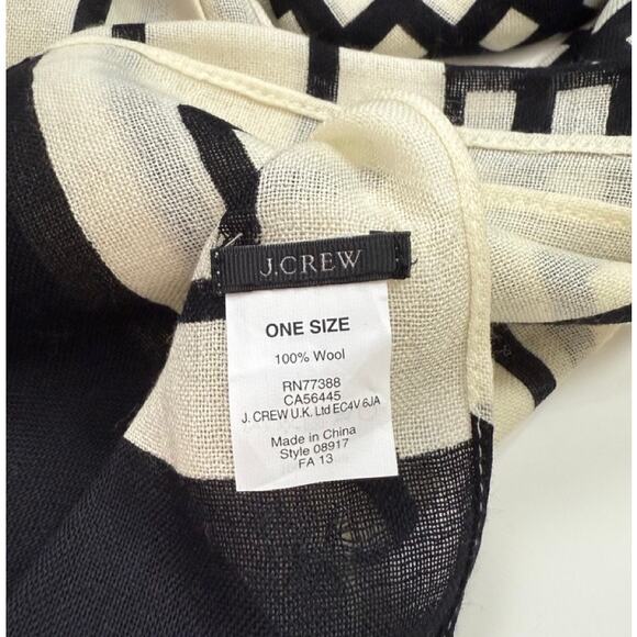 J. Crew Wool Grid Scarf - Picture 5 of 5